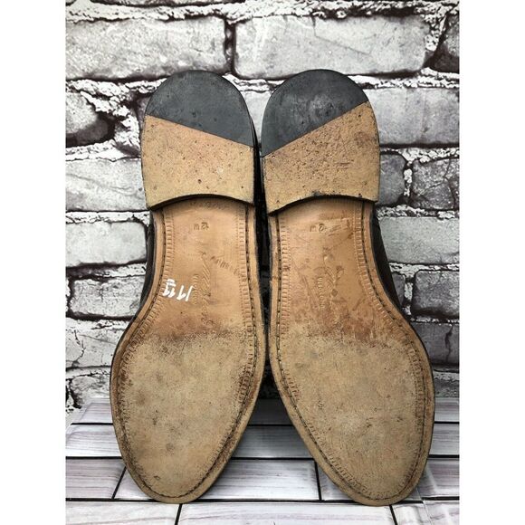 Mezlan Florence Brown Leather Brogue Cap Toe Oxfords Lace Dress Shoes Men Sz 12W - Picture 13 of 16